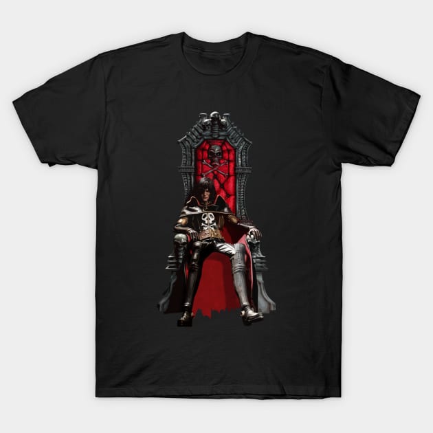 Captain Harlock T-Shirt by SirTeealot